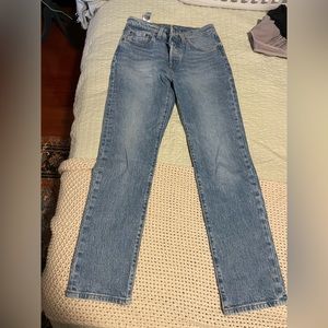 Levi’s 501 High Rise Straight Jean in Hollow Days